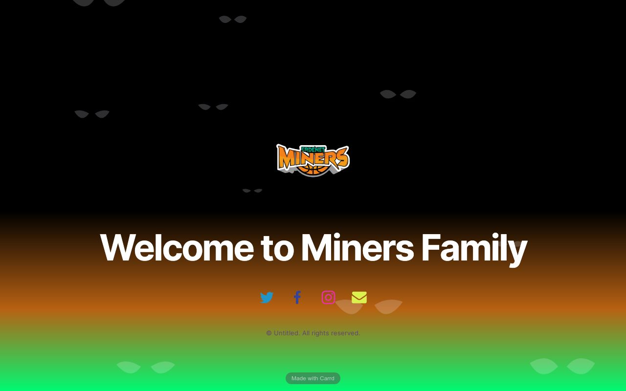 Carrd profile picture for @miners